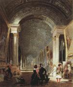 Patrick Henry Bruce view of the grande galerie of the louvre Spain oil painting artist